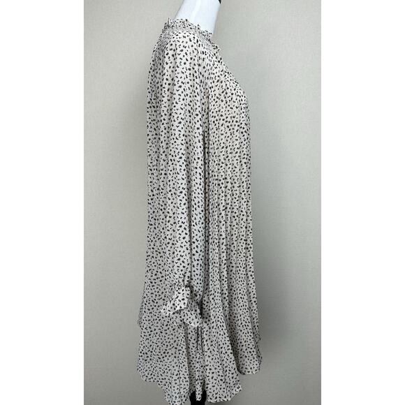 Women’s MIDI Dress Sz M Long Sleeves 100% Polyester Lined Accordion Pleats - Picture 6 of 16